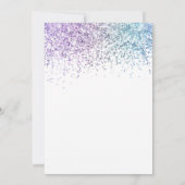 Trendy Glitter Disco Dubbele cijfers Era Verjaarda Kaart (Achterkant)