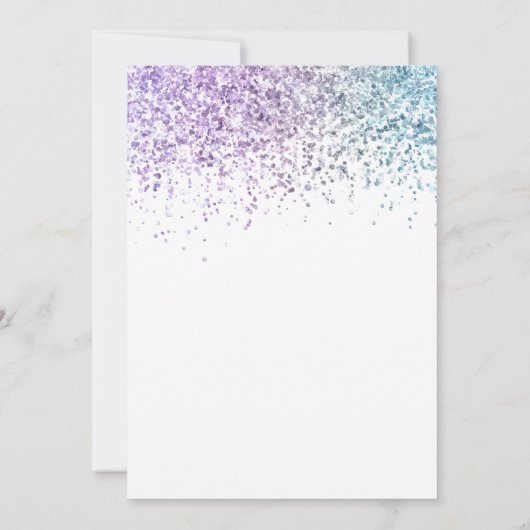 Trendy Glitter Disco Thirties Era 30e verjaardag Kaart (Achterkant)