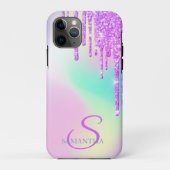 Trendy Glitter Drift Holographic Case-Mate iPhone Case (Achterkant)