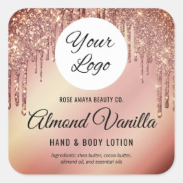 Trendy Glitter Drivers toevoegen Logo mooie sticke Vierkante Sticker