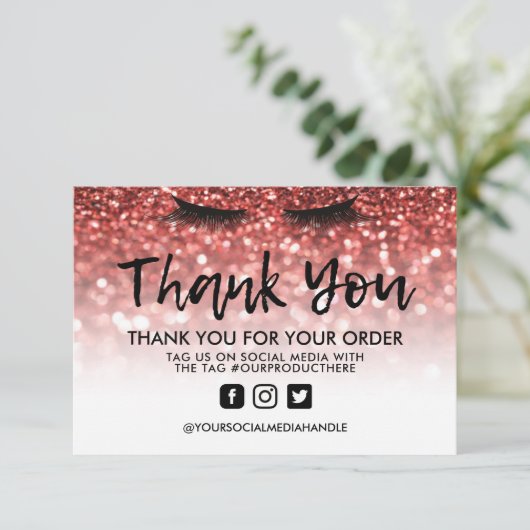 Trendy Glitter Lashes Dank u het Tussenvoegsel van (Staand voorkant)