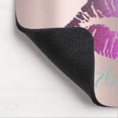 Trendy Glitter Lips Rainbow Drives Muismat (Hoek)