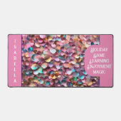 Trendy Glitter Opal Holografisch Collectie Bureaumat (Voorkant)