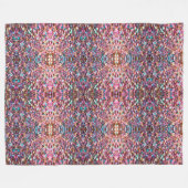 Trendy Glitter Opal Holografisch Collectie Fleece Deken (Voorkant (Horizontaal))