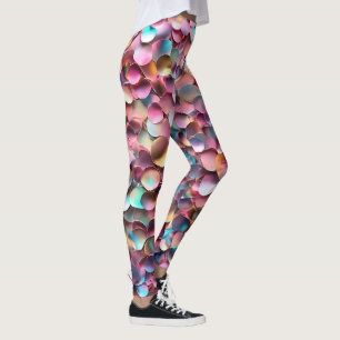 Trendy Glitter Opal Holografisch Collectie Leggings