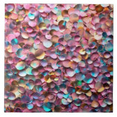 Trendy Glitter Opal Holografisch Collectie Tegeltje (Voorkant)