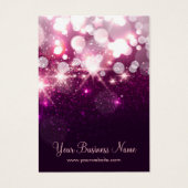 Trendy Glitter Sparkle Social Network Oorbel Kaart (Voorkant)