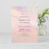 Trendy Glitter Vrijgezellenfeest Kaart (Staand voorkant)