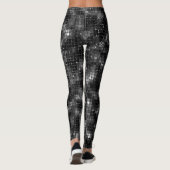 Trendy Glitter Zwart Chic Lovertlook Leggings (Achterkant)