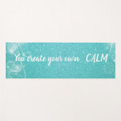 Trendy Glittery - Je Creëer je eigen kalm Yogamat (Voorkant (horizontaal))