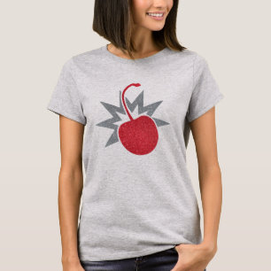 Trendy Glitzy Cherry Bomb T-shirt