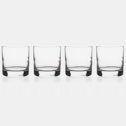 Trendy Glitzy Cherry Bomb Whisky Glas (Rechts)