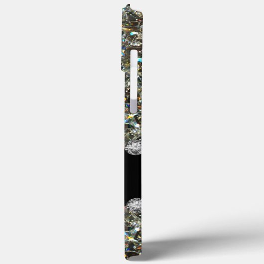 Trendy Glitzy Nep Nepsletters Monogram  Case-Mate iPhone Case (Achterkant / Links)