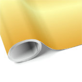 Trendy Glossy Faux Gold Elegant Modern Golden Gift Cadeaupapier (Rol Hoek)