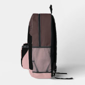 Trendy glurende zwarte kat monogram bedrukte rugzak (Rechts)