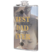 Trendy Gold Best Pap Ever Vaderdag Foto Heupfles (Links)