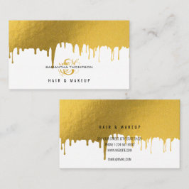 Trendy Gold druist in tegen haar en makreelartiest Visitekaartje