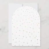 Trendy Gold Eighty Balloons 80th Birthday Party Kaart (Achterkant)