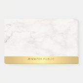 Trendy Gold en Marble Elegant Moderne Sjabloon Post-it® Notes (Voorkant)