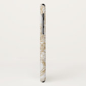 Trendy Gold Floral Mandala Marble Design Case-Mate iPhone Case (Achterkant/links)