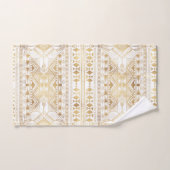 Trendy Gold Geometric Tribal Aztec Pattern Bad Handdoek (Handdoek)