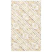 Trendy Gold Geometric Tribal Aztec Pattern Tafelkleed (Voorkant)