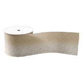 Trendy Gold Glitter en afdrukverloop op luipaard Grosgrain Lint (Spoel)
