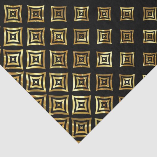 Trendy Gold Glitter Rhomboid Tissuepapier (Detail)