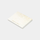 Trendy Gold Glitter Sjabloon Elegant Eenvoudig Post-it® Notes (Schuin)