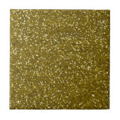 Trendy Gold Glitter Tegeltje (Voorkant)