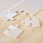 Trendy Gold Glitter Unicorn Rainbow Legpuzzel (Zijkant)