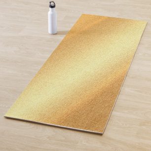 Trendy Gold Kijk Fitness Moderne Elegant Sjabloon Yogamat