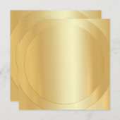 Trendy Gold look Modern Elegant Blank Sjabloon (Voorkant / Achterkant)
