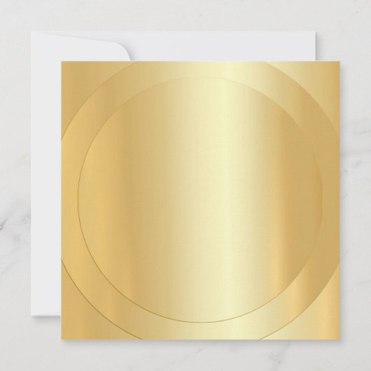 Trendy Gold look Modern Elegant Blank Sjabloon (Achterkant)