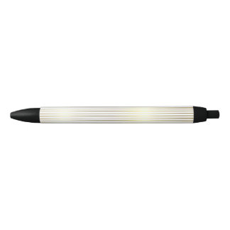 Trendy Gold Modern Elegant Shiny Sjabloon Zwarte Inkt Pen