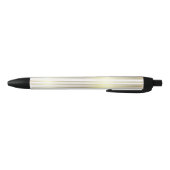 Trendy Gold Modern Elegant Shiny Sjabloon Zwarte Inkt Pen (Bodem)