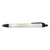 Trendy Gold Modern Elegant Shiny Sjabloon Zwarte Inkt Pen (Bovenkant)