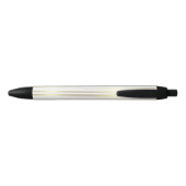 Trendy Gold Modern Elegant Shiny Sjabloon Zwarte Inkt Pen (Achterkant)