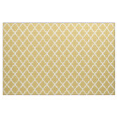 Trendy Gold Moroccan Quatrefoil Pattern Stof (Fat Quarter)