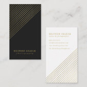 Trendy Gold Photography Visitekaartjes (Voorkant / Achterkant)