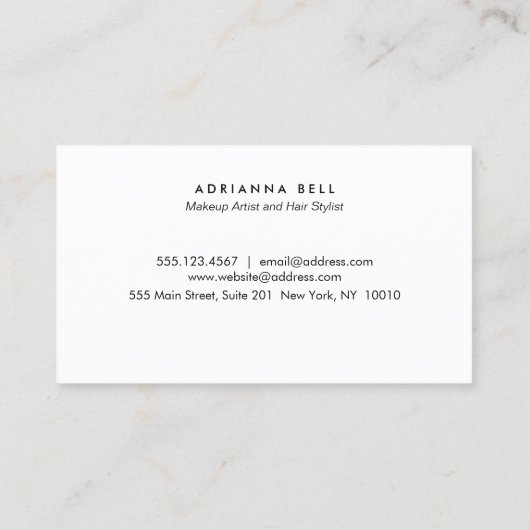 Trendy Gold PINK Beauty Salon 10 Punch Loyalty (Achterkant)