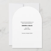 Trendy Gold-script Afstuderen Foto Kaart (Achterkant)