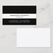 Trendy Gold stijlvol, modern eenvoudig design Visitekaartje (Voorkant / Achterkant)