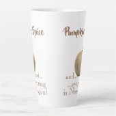 Trendy Golden Pumpkin Spice Latte Mok (Voorkant)