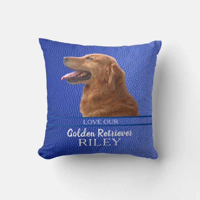 Trendy Golden Retriever Sierkussen (Voorkant)