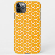 Trendy Golden Sun Yellow Oval Honeycomb Pattern
