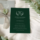 Trendy Golf Country Club Vrijgezellenfeest Kaart