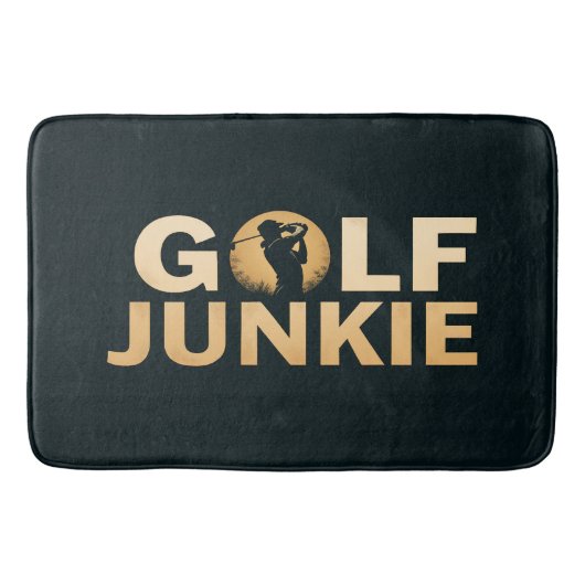 Trendy Golf Junkie Sport Badmat (Voorkant)