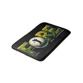 Trendy golfdesign met golfersilhouet badmat (Gekanteld)