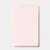 trendy goud en roze salon badge (Achterkant)